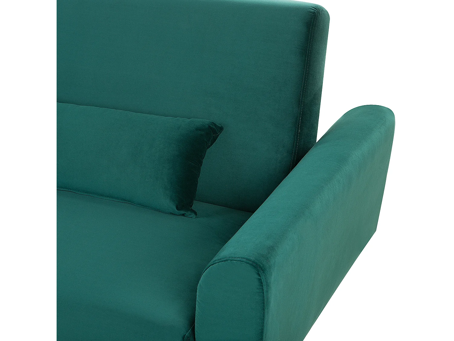 Canapé-lit 3 places EINA Velours Vert émeraude