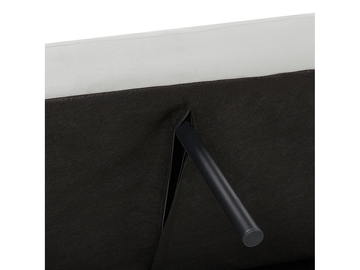 Canapé-lit 3 places VIMMERBY Velours Gris clair