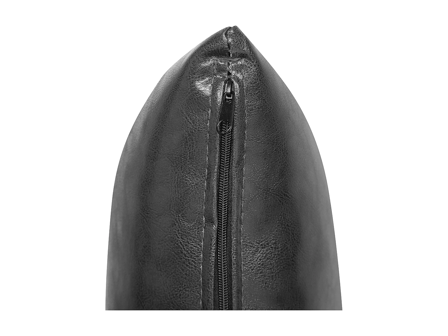 Divano letto angolare OGNA Pelle sintetica Nero con contenitore 3 posti Lato destro