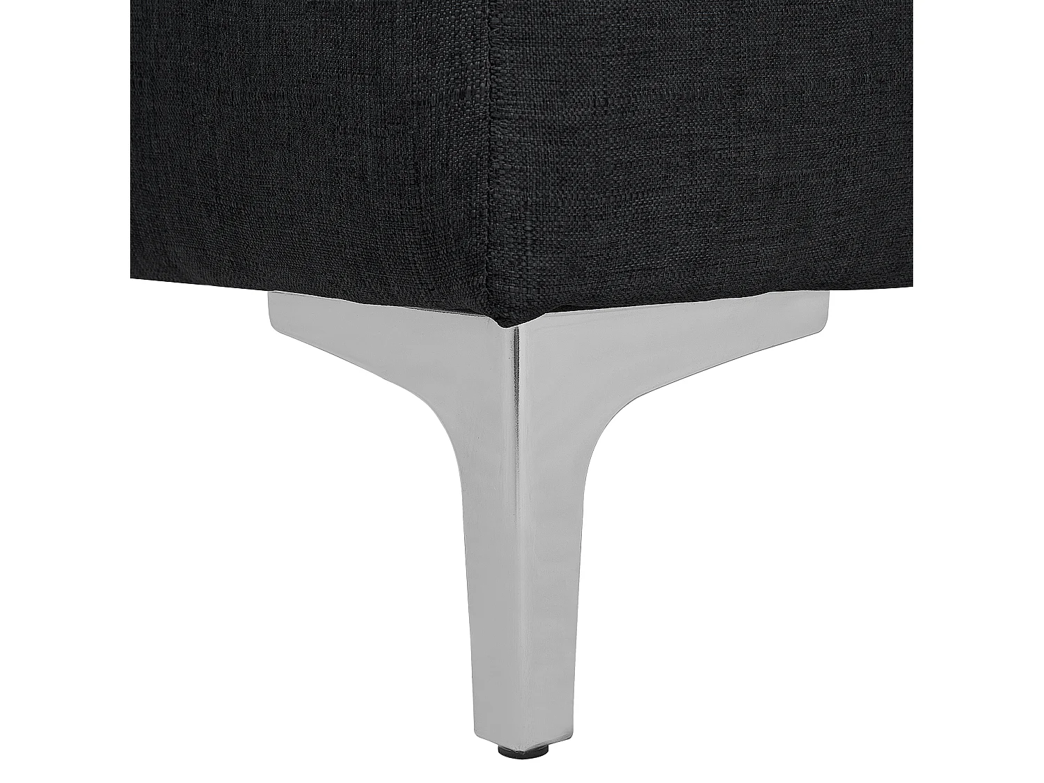 Canapé-lit modulable en forme de U 5 places ABERDEEN Tissu Gris graphite