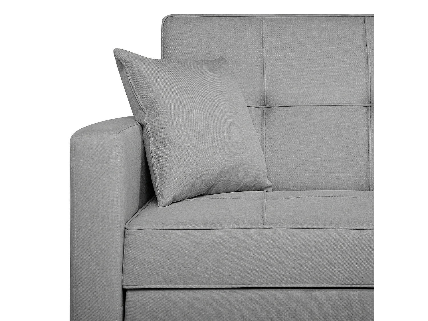 Praktisches Sofa mit Schlaffunktion Gästebett Polstersofa hellgrau Glomma