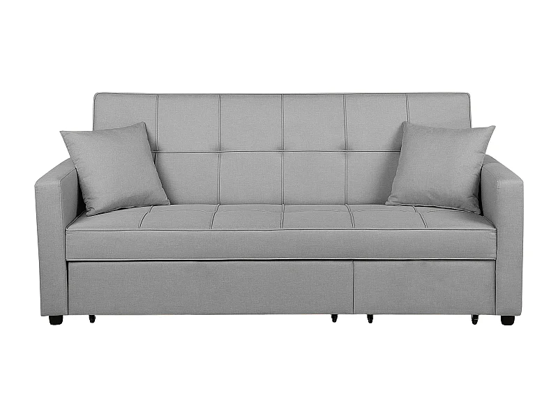 Divano letto GLOMMA Tessuto Grigio chiaro 3 posti