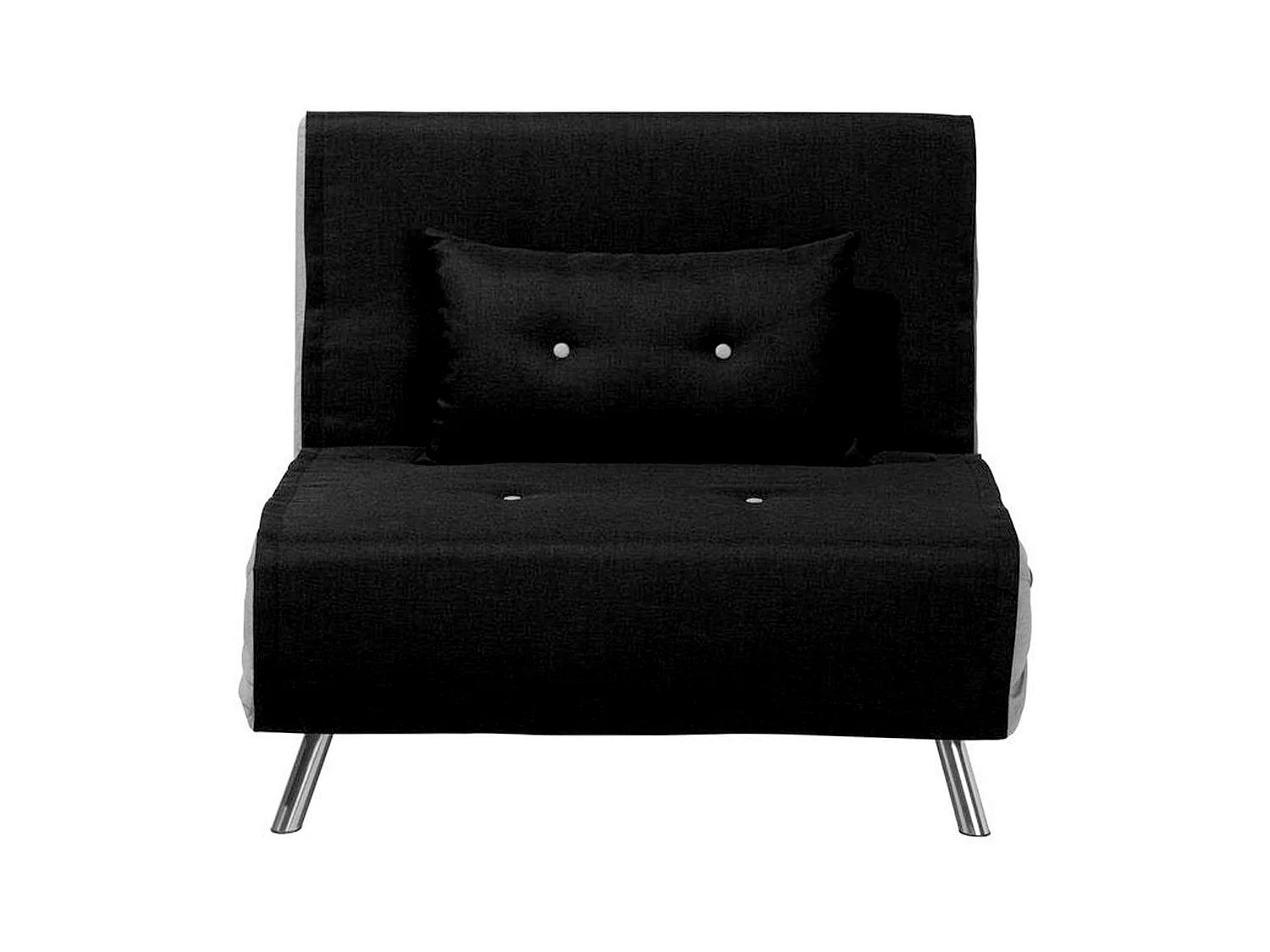 Fauteuil convertible FARRIS Tissu Noir