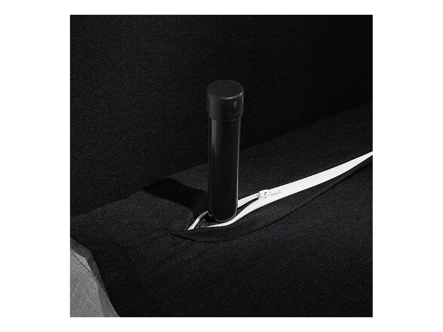 Sofá cama individual FARRIS Tela Negro