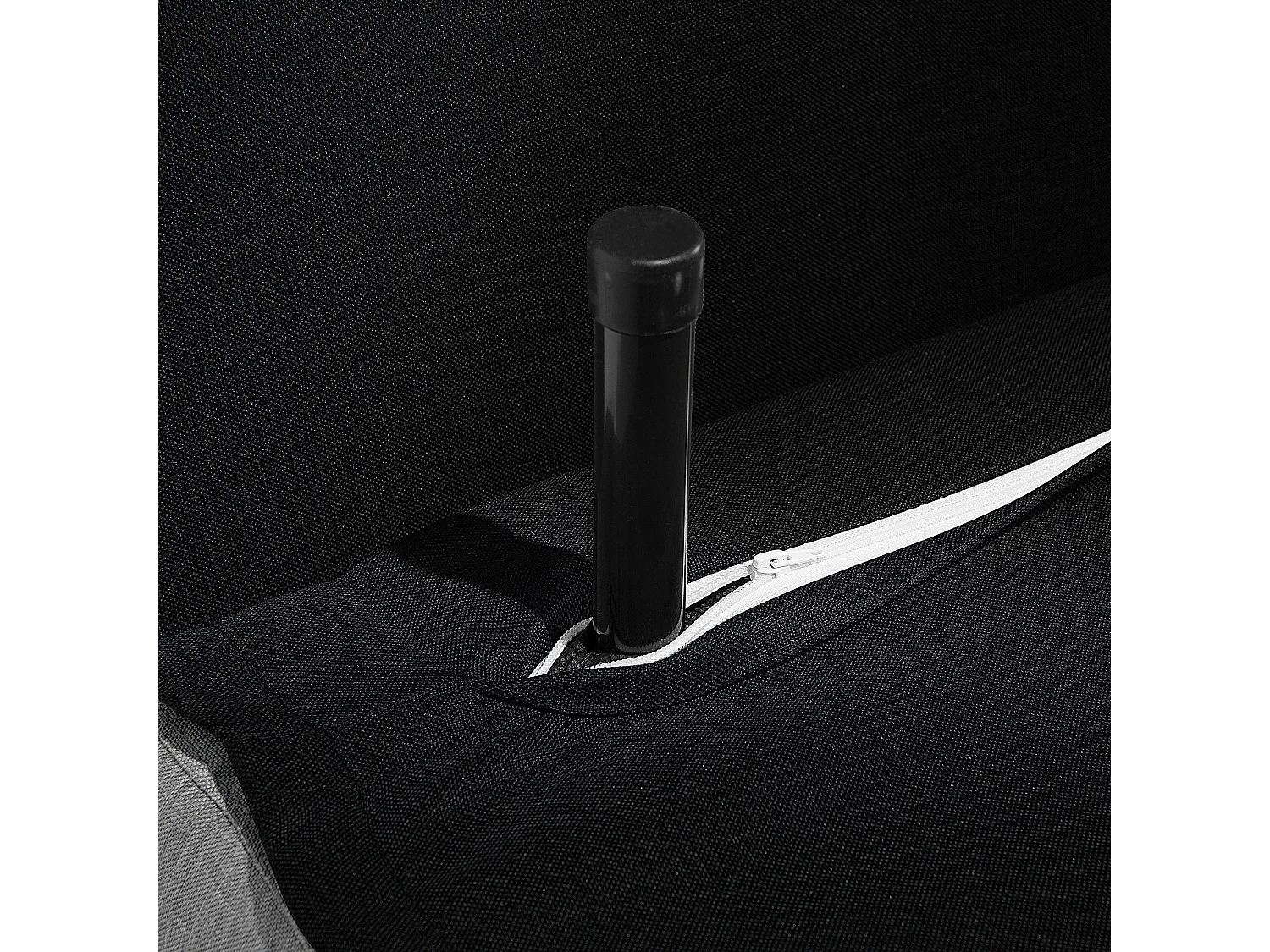 Fauteuil convertible FARRIS Tissu Noir