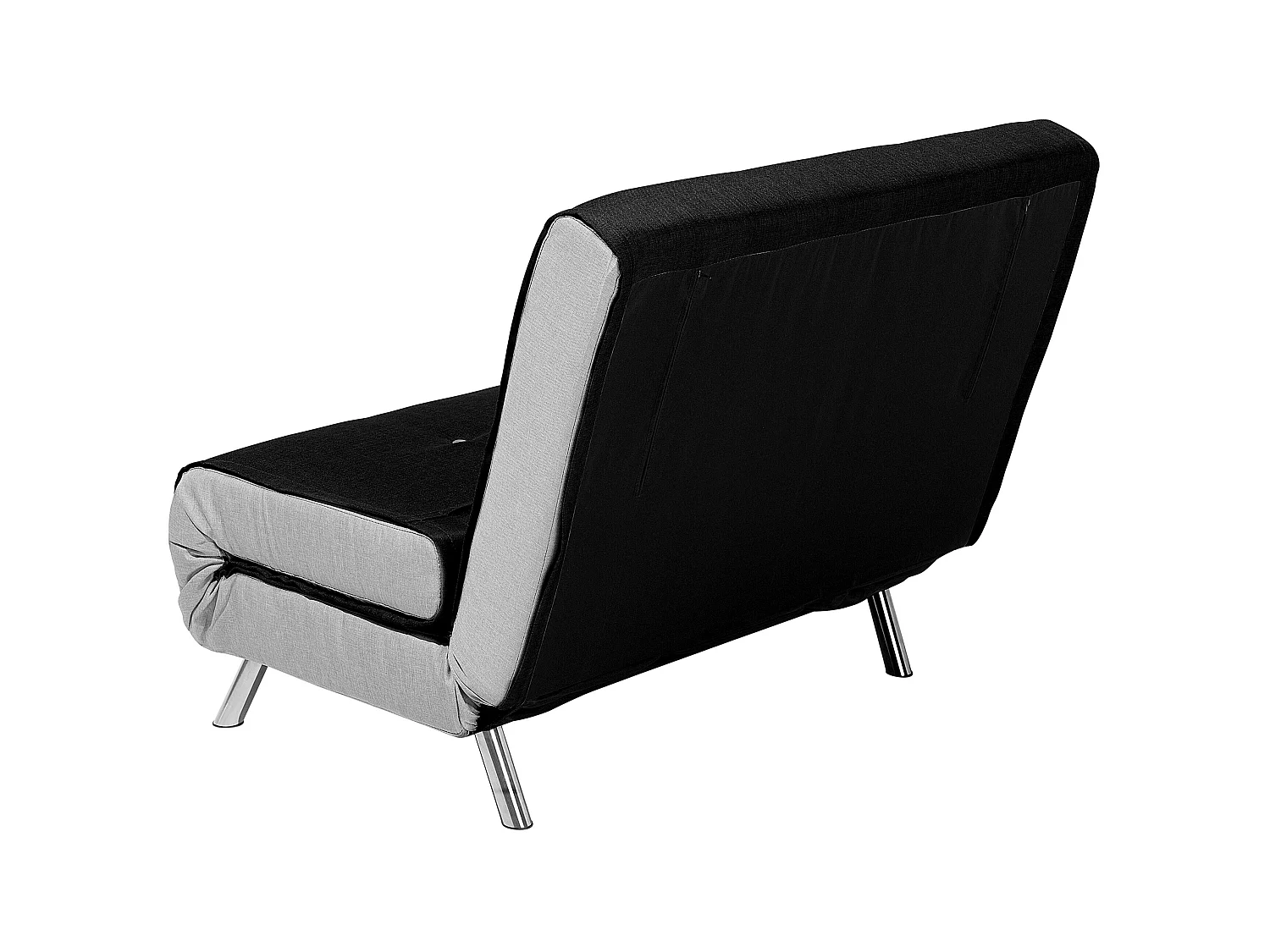 1-Sitzer Schlafsofa FARRIS Stoff Schwarz