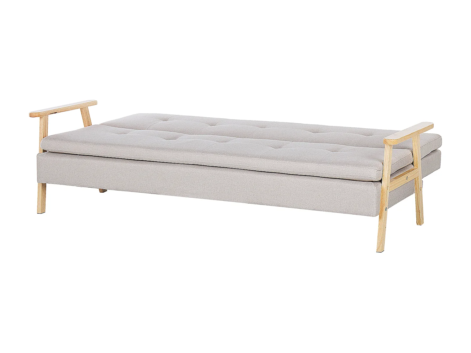 Schlafsofa TJORN Stoff Beige 3-Sitzer