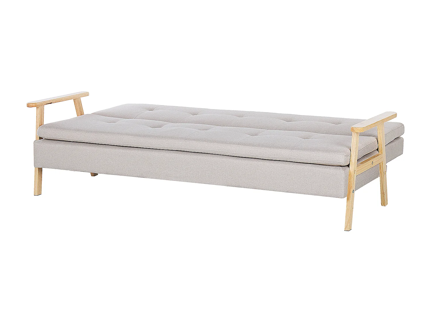 Schlafsofa TJORN Stoff Beige 3-Sitzer