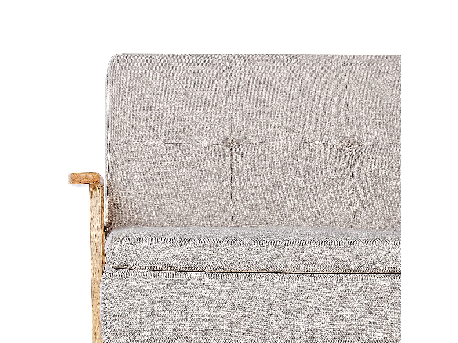 Schlafsofa TJORN Stoff Beige 3-Sitzer