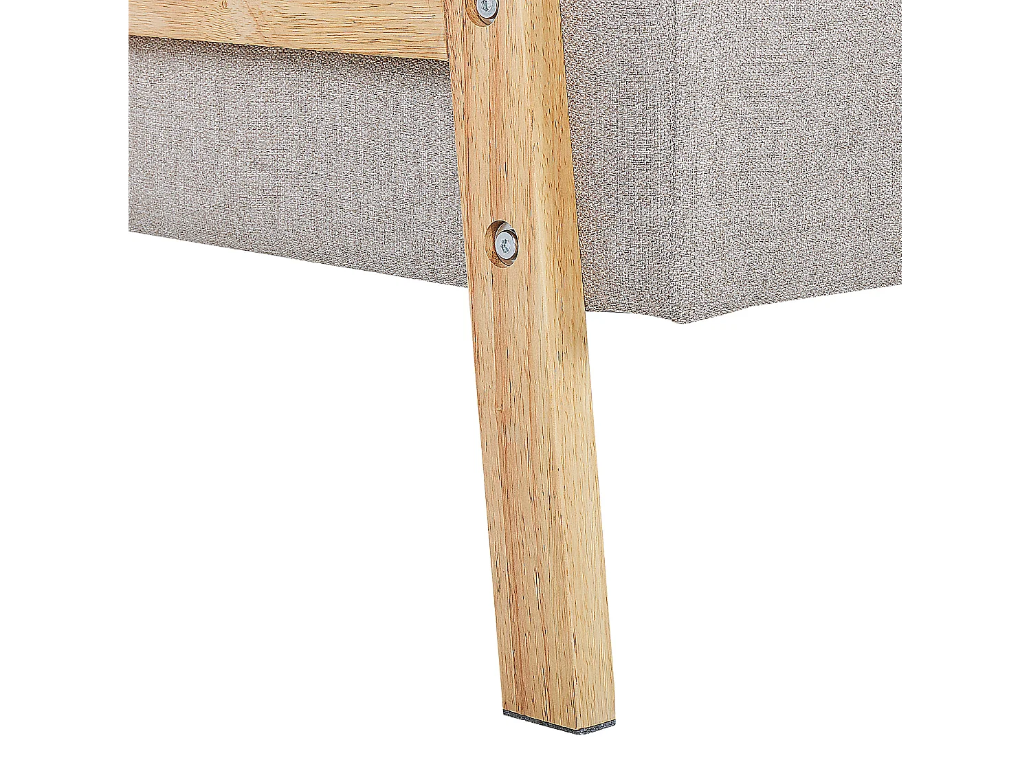 Schlafsofa TJORN Stoff Beige 3-Sitzer