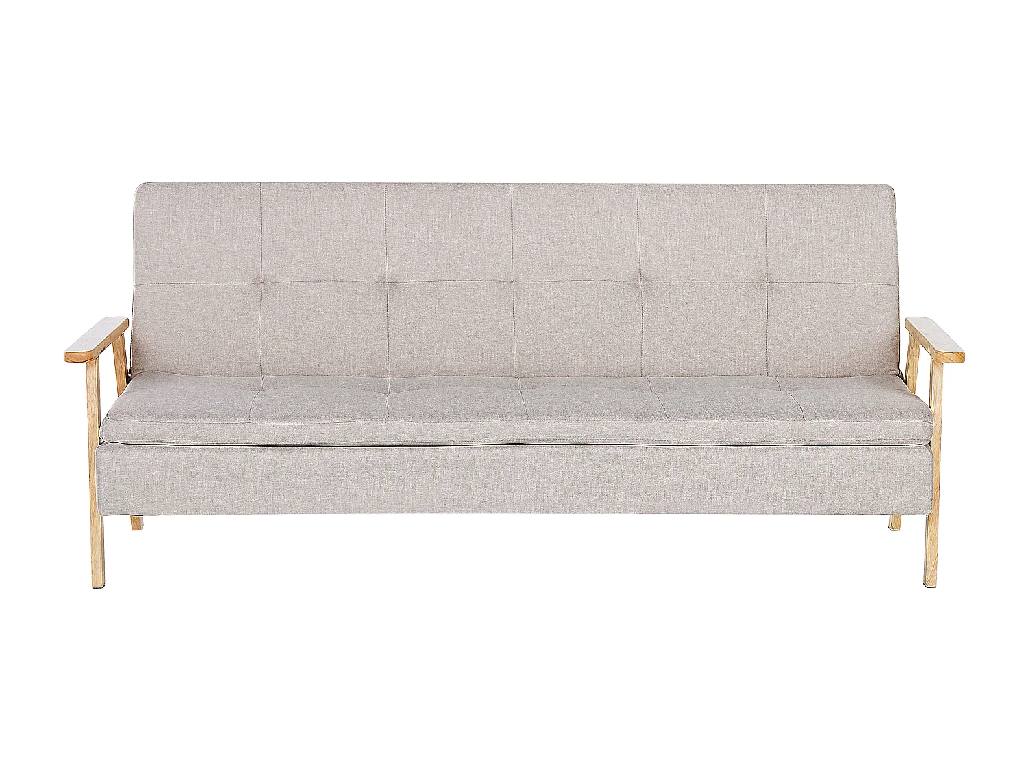 Schlafsofa TJORN Stoff Beige 3-Sitzer