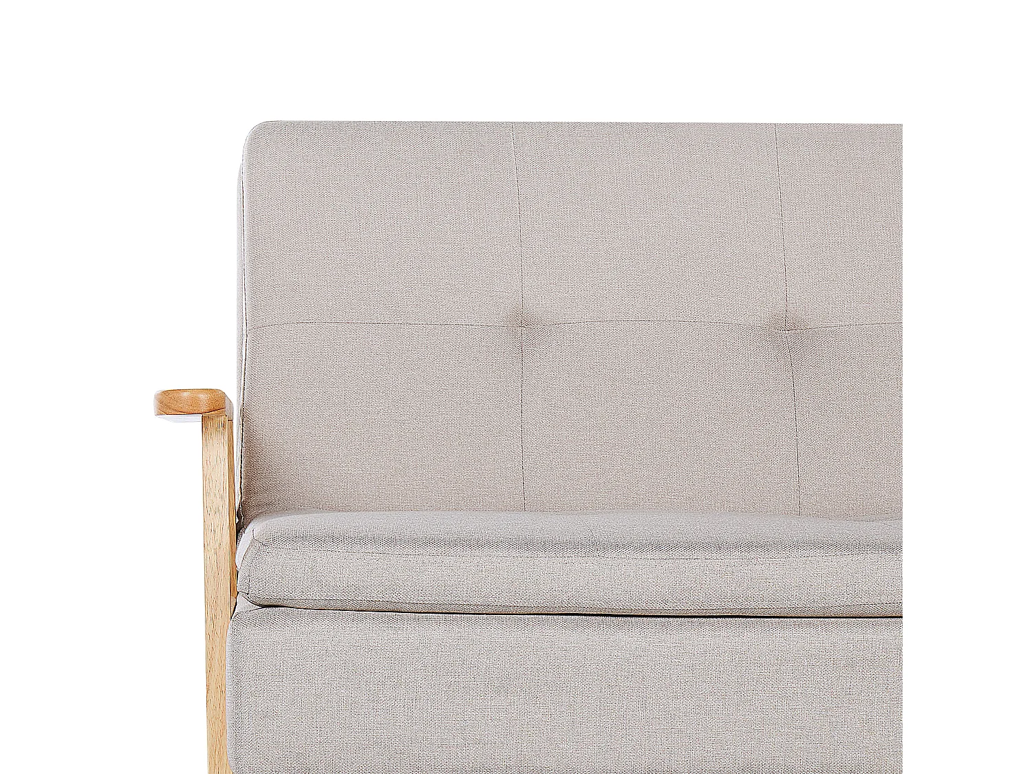 Schlafsofa TJORN Stoff Beige 3-Sitzer