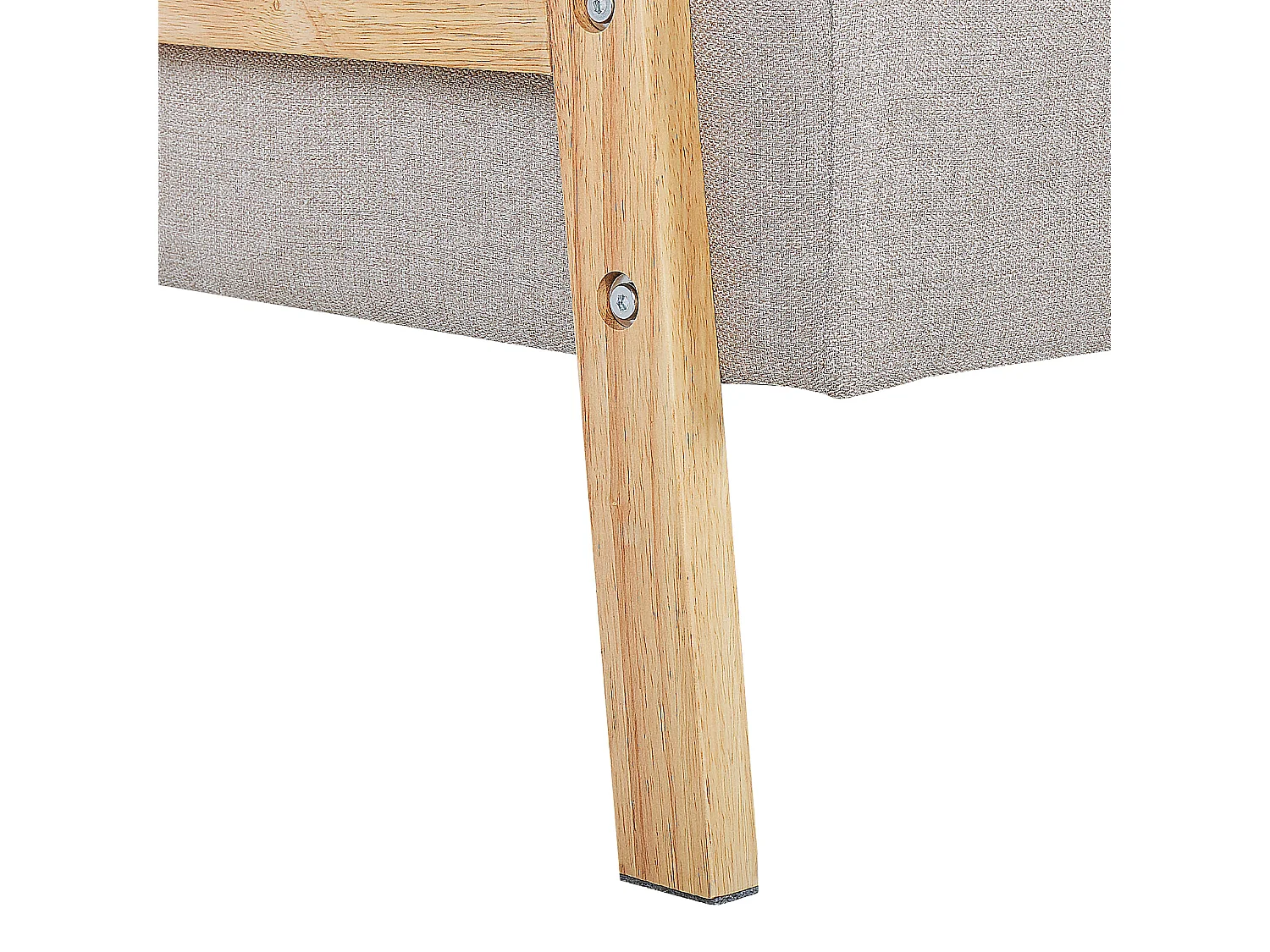 Schlafsofa TJORN Stoff Beige 3-Sitzer