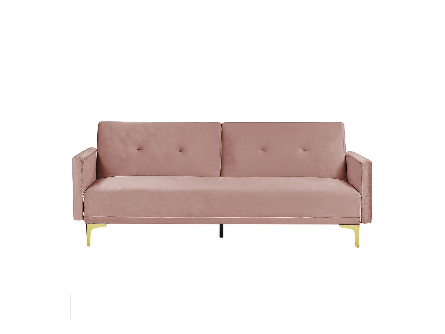 Canapé-lit 3 places LUCAN Velours Rose