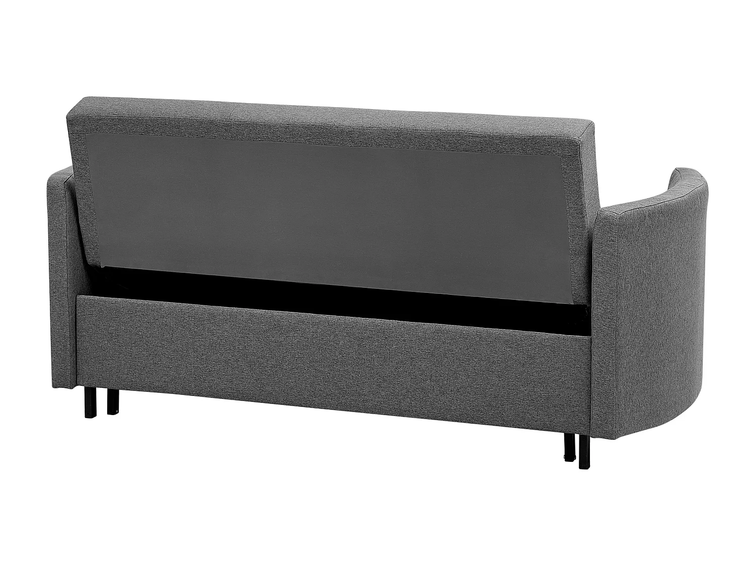 Sofá-cama HOVIN Tecido Cinzento 2 lugares