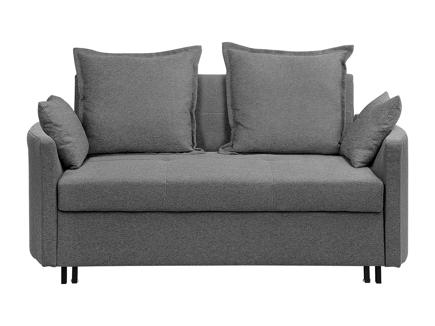 Sofá-cama HOVIN Tecido Cinzento 2 lugares