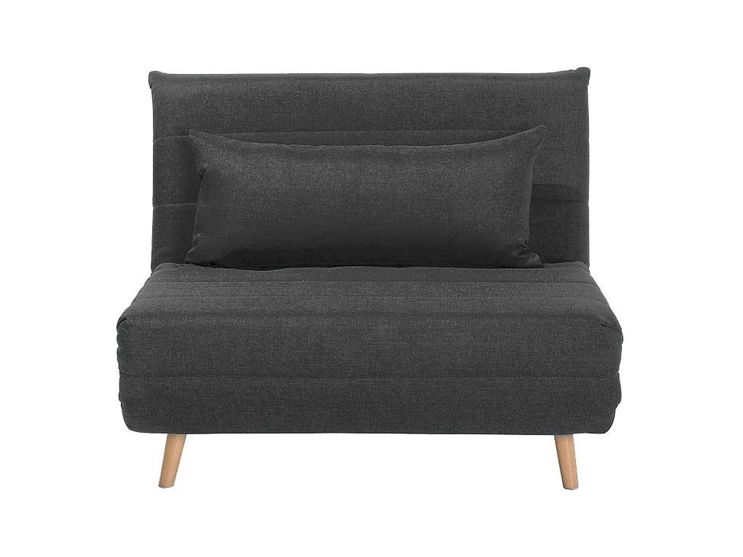 Praktisches Sofa Schlaffunktion Polsterbezug dunkelgrau Setten