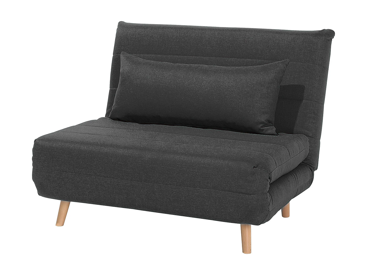 Fauteuil convertible SETTEN Tissu Gris foncé