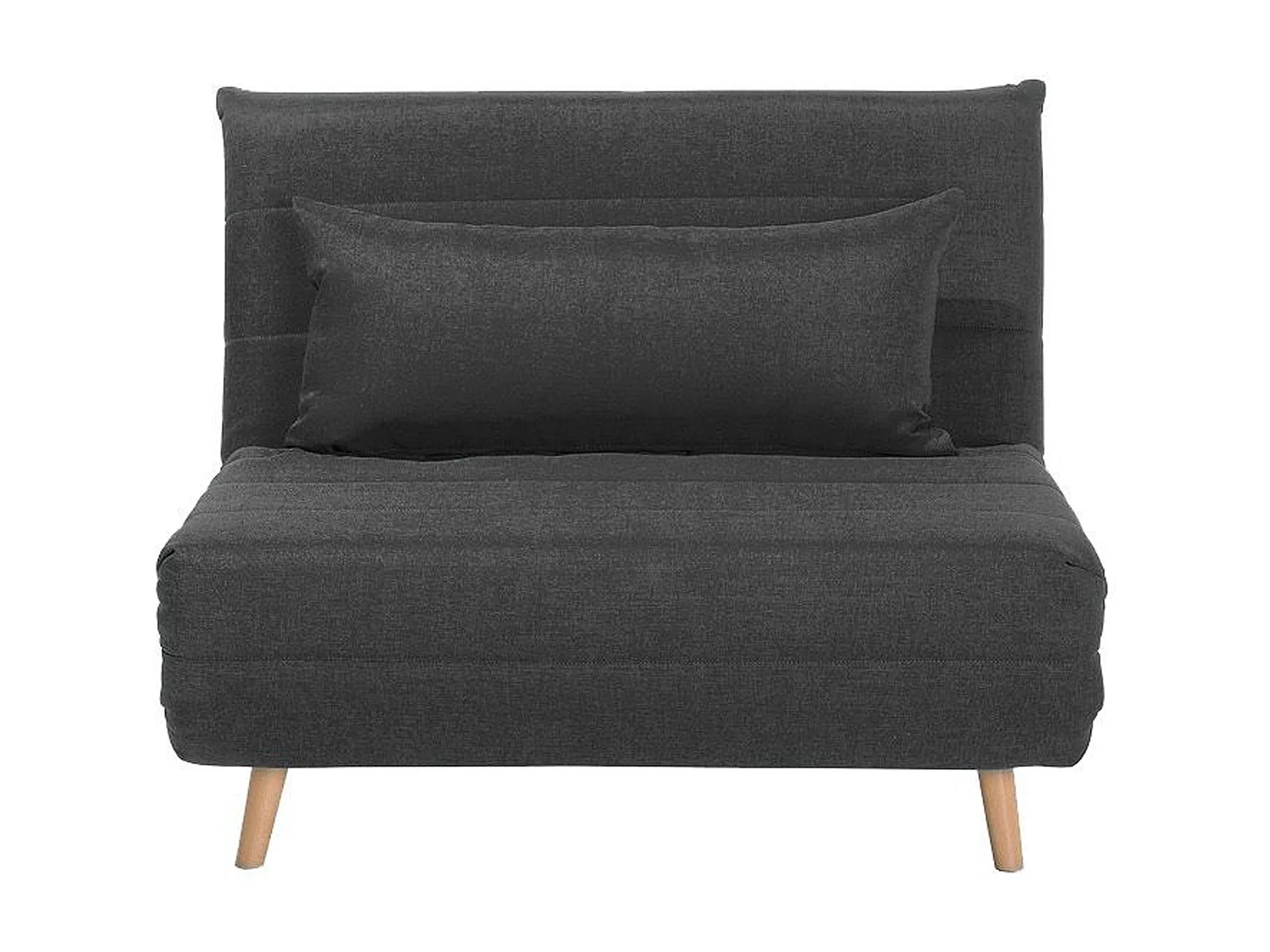 Praktisches Sofa Schlaffunktion Polsterbezug dunkelgrau Setten