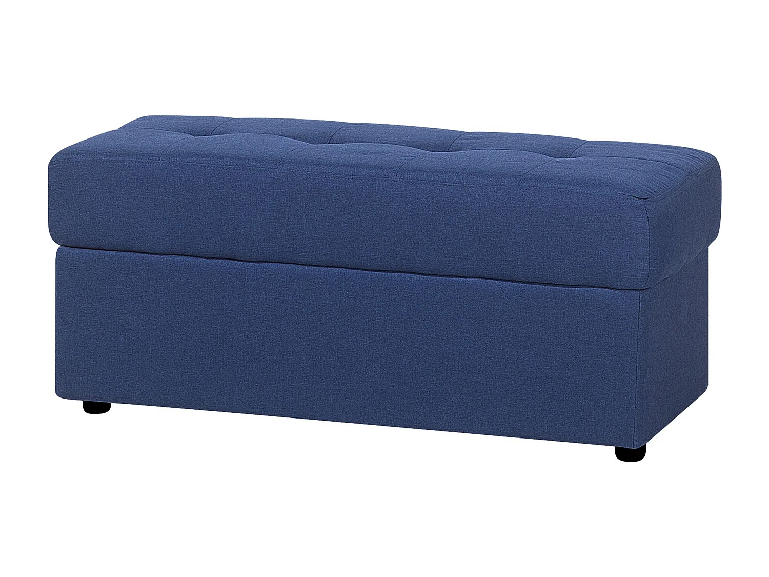 Canapé-lit 3 places FALSTER Tissu Bleu marine avec ottoman