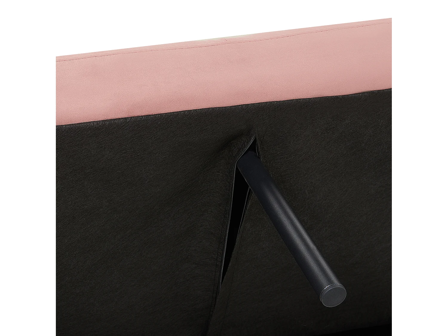 Canapé-lit 3 places VIMMERBY Velours Rose