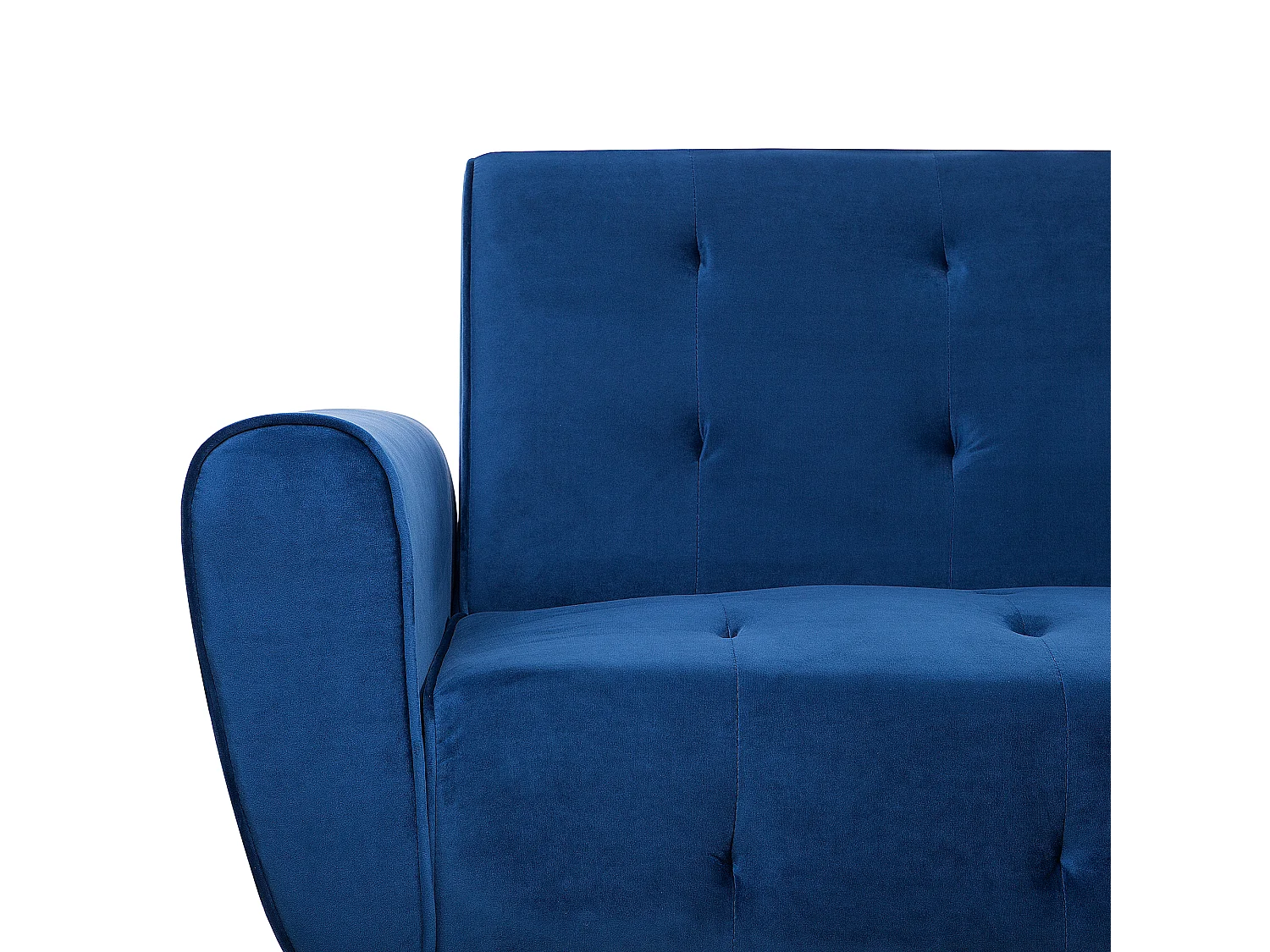 Slaapbank SELNES Fluweel Marineblauw 3-zitter