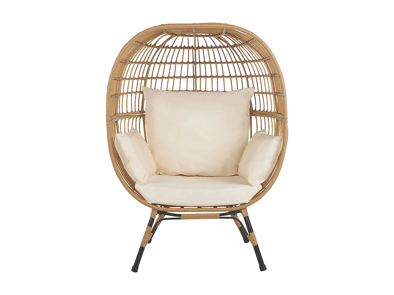 Gartenstuhl VEROLI Polyrattan Beige