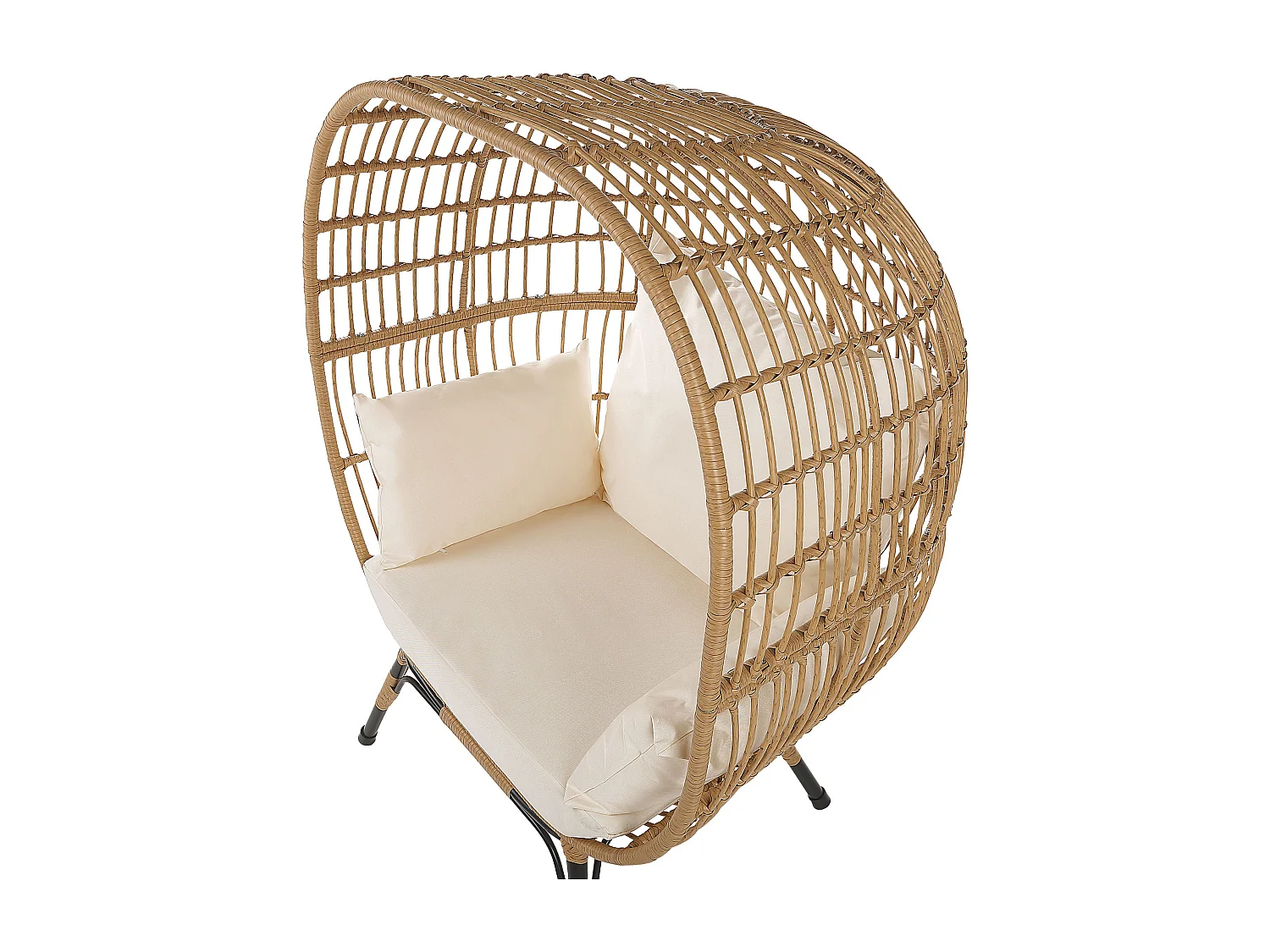 Gartenstuhl VEROLI Polyrattan Beige