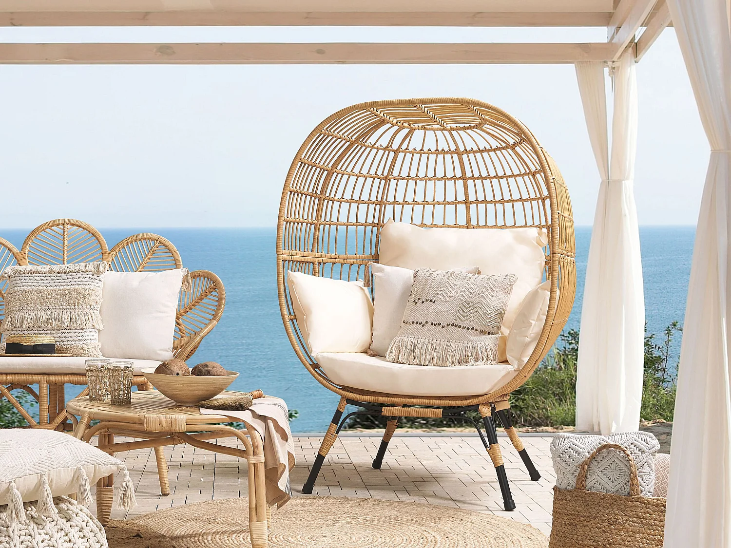 Chaise de jardin VEROLI Beige