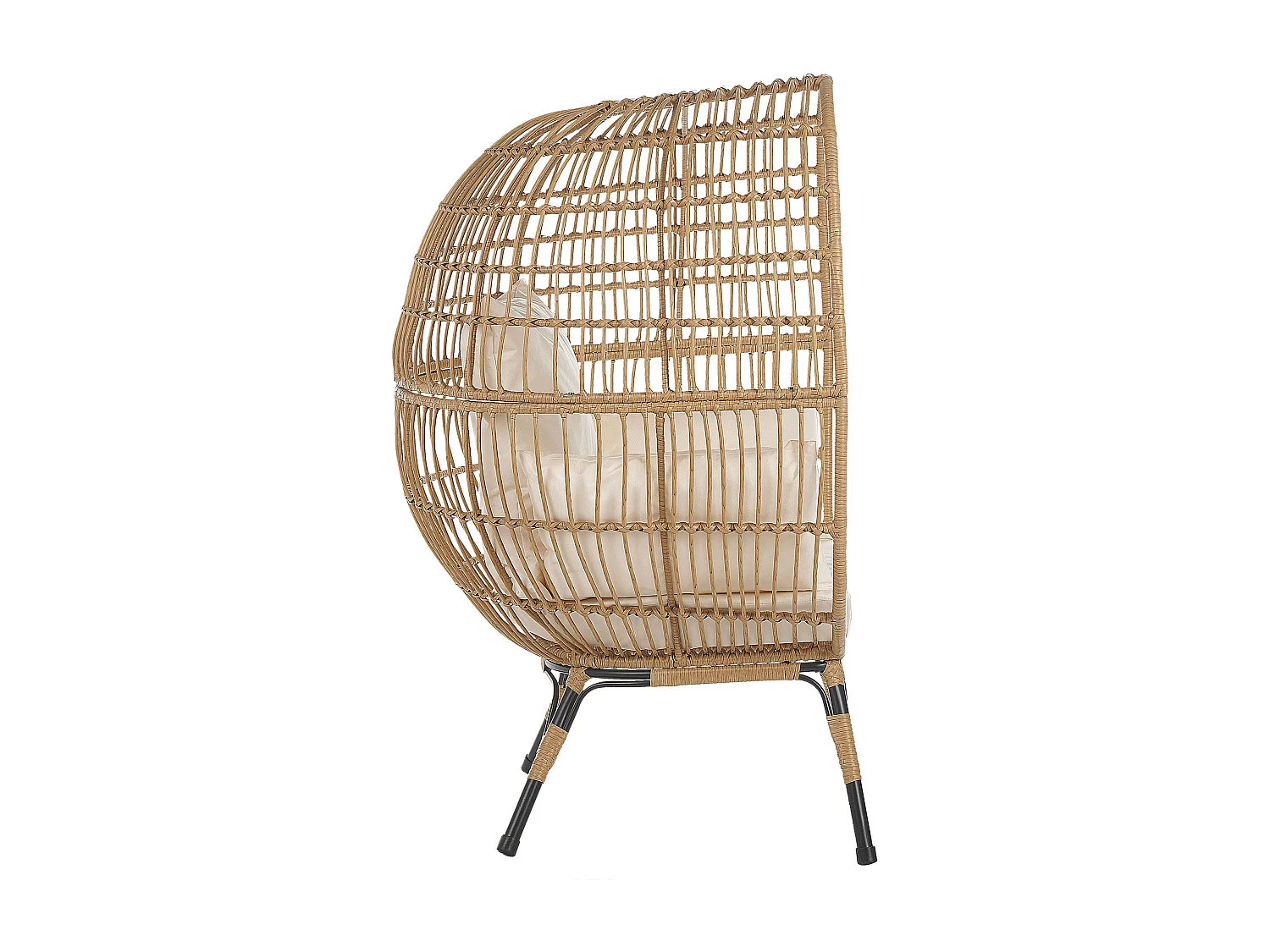 Chaise de jardin VEROLI Polyrotin Beige