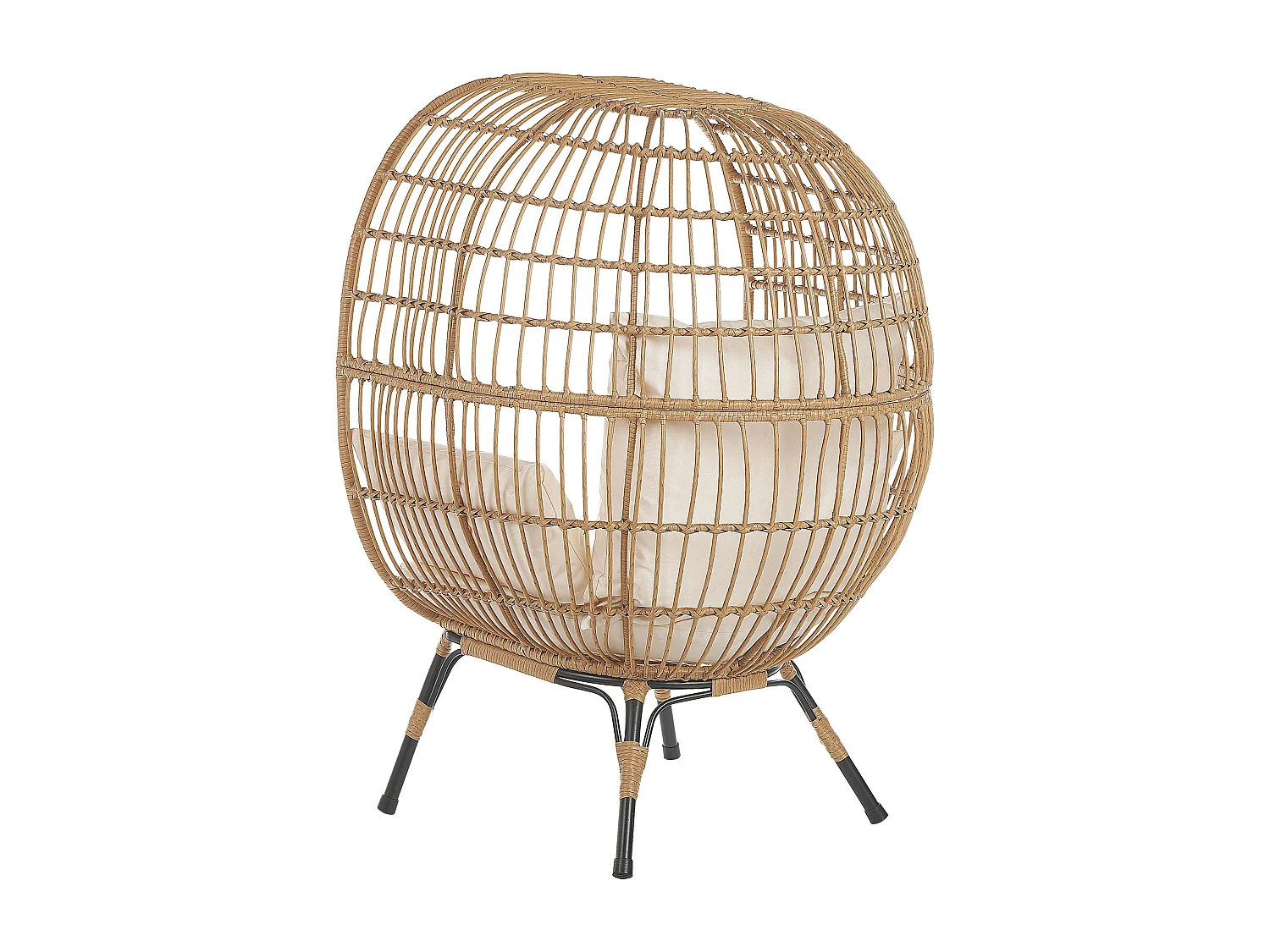 Chaise de jardin VEROLI Polyrotin Beige