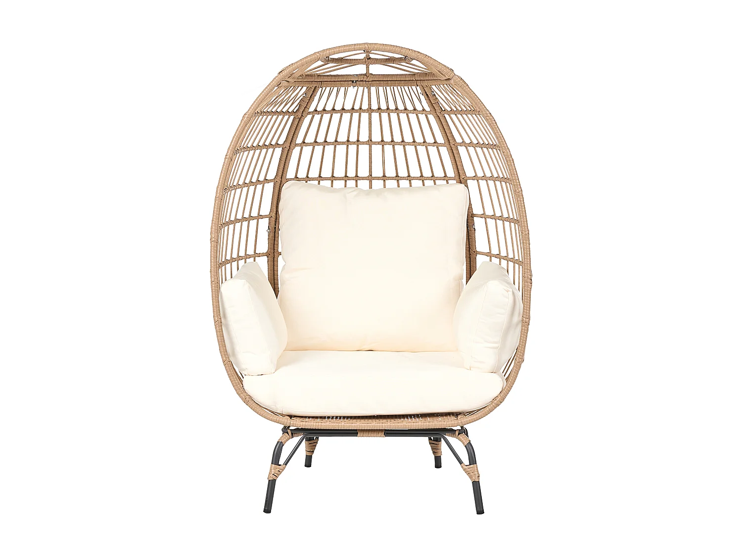 Chaise de jardin VEROLI Polyrotin Beige