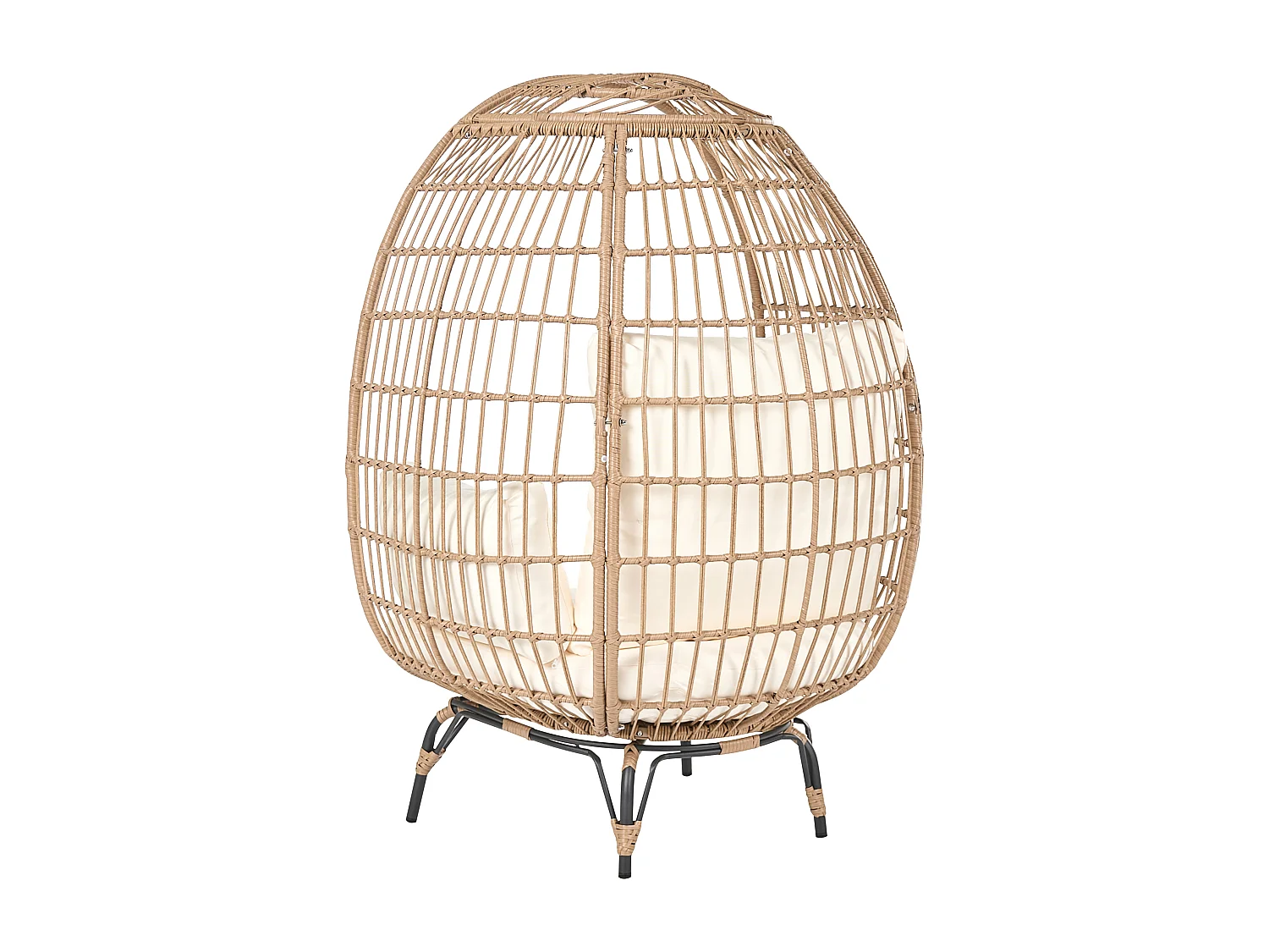 Chaise de jardin VEROLI Polyrotin Beige