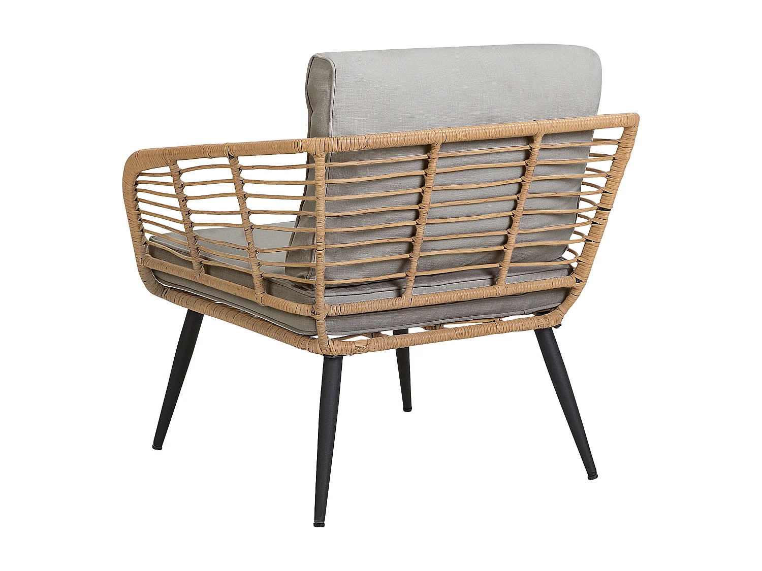 Loungeset met tafel 4-zitter CORINTH II Natuurlijk