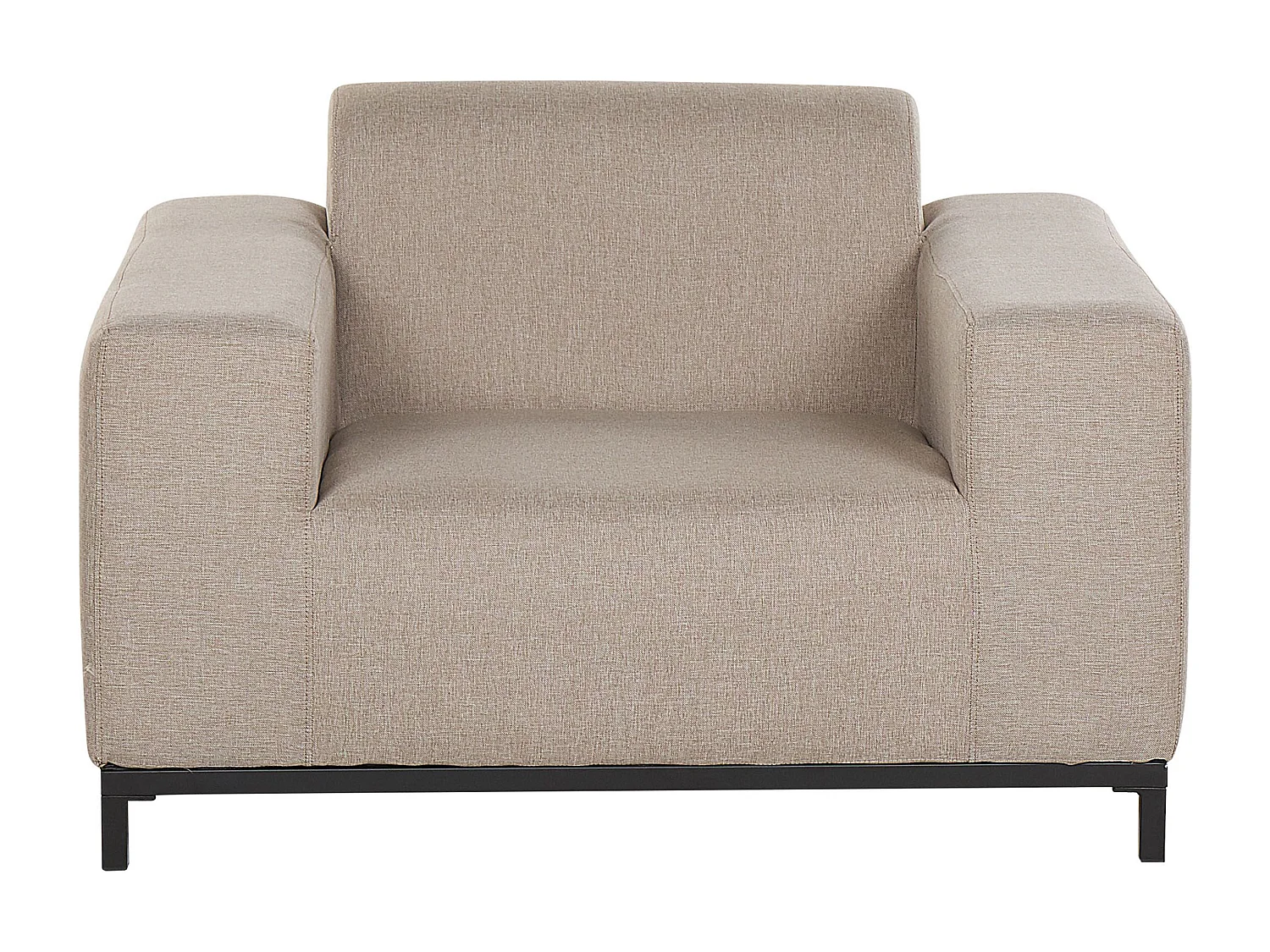 Ensemble de salon de jardin avec table 5 places ROVIGO Beige