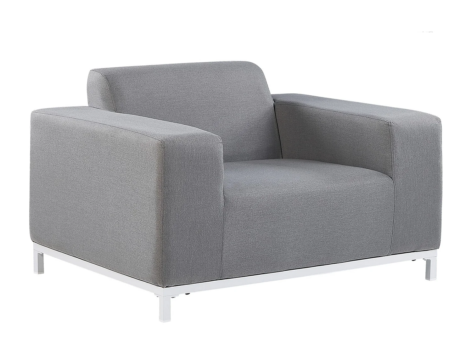 Set da giardino con tavolo 5 posti ROVIGO Grigio