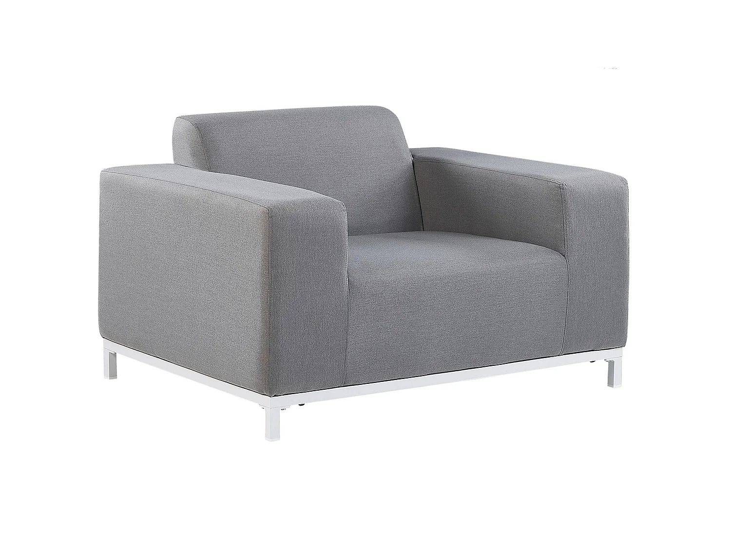 Lounge Set mit Tisch 5-Sitzer ROVIGO Grau