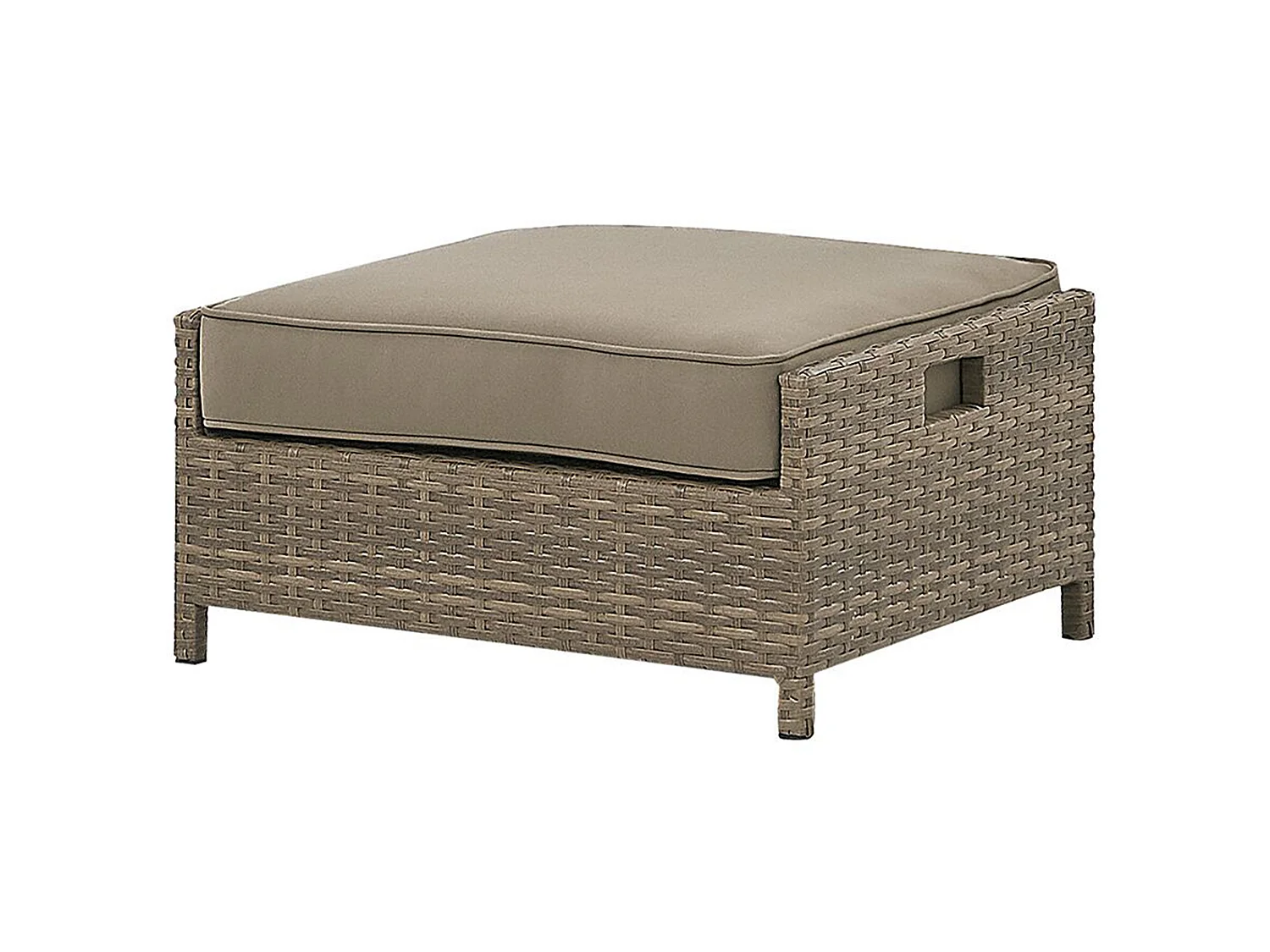 Loungeset met tafel 5-zitter BELLUNO Bruin