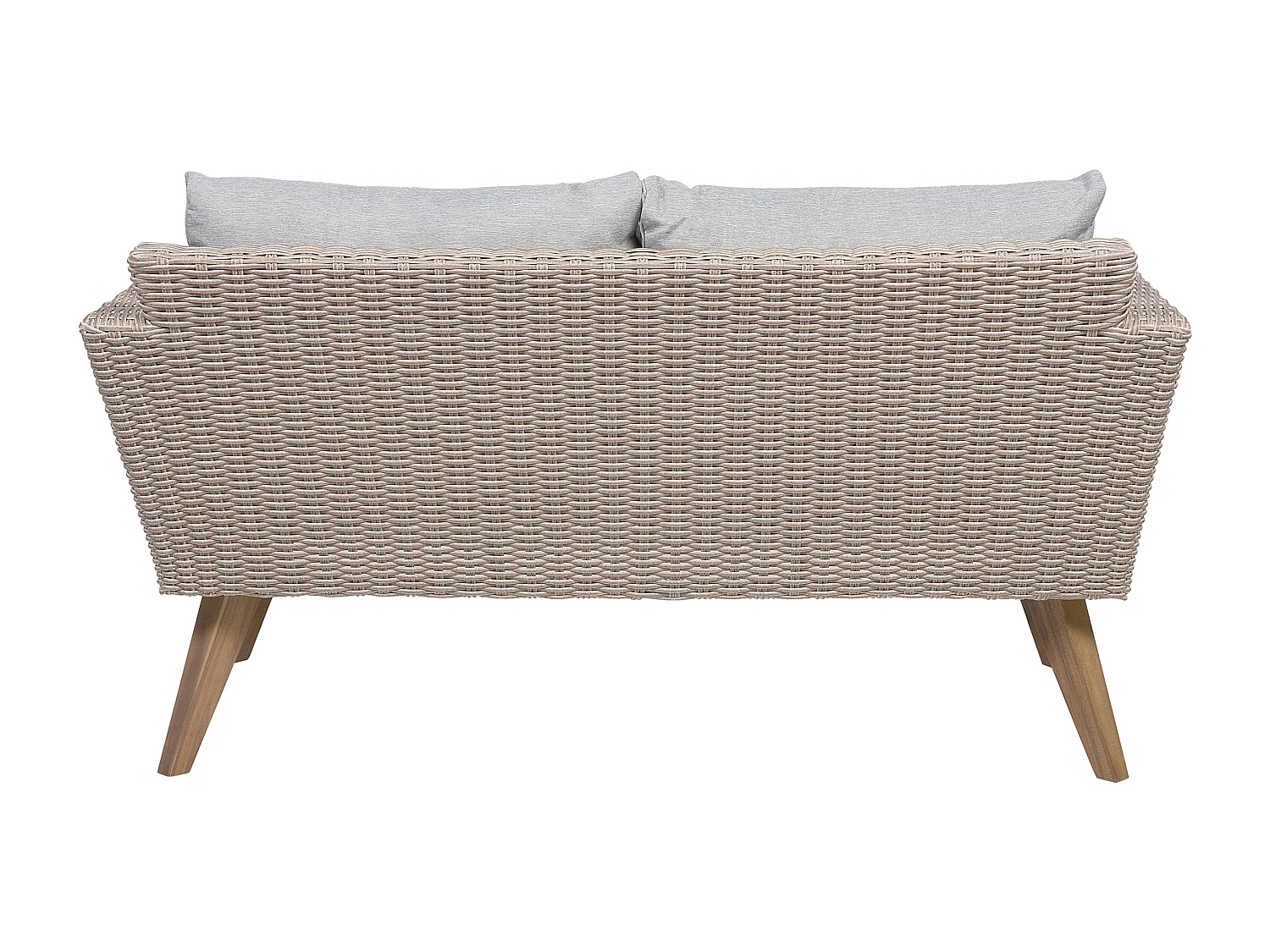 Ensemble de salon de jardin avec table 4 places VITTORIA Gris