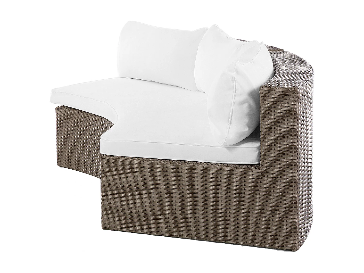 Ensemble de salon de jardin avec table 9 places SEVERO Marron