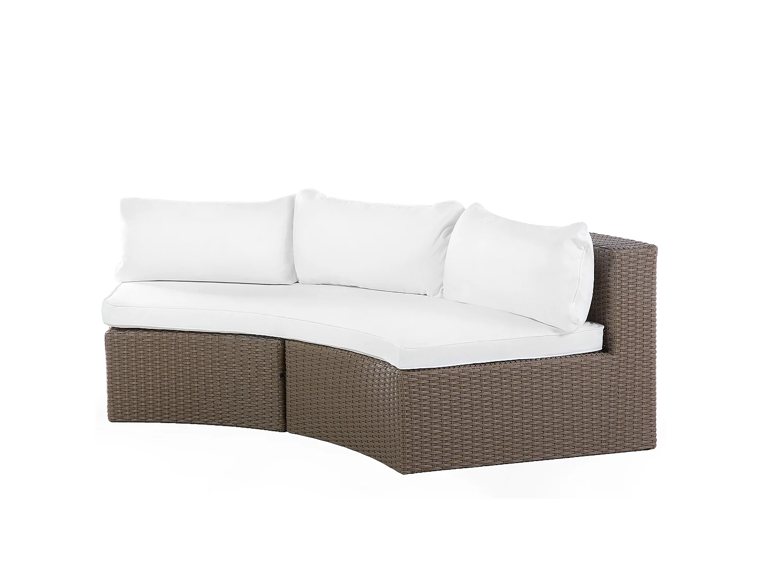 Ensemble de salon de jardin avec table 9 places SEVERO Marron