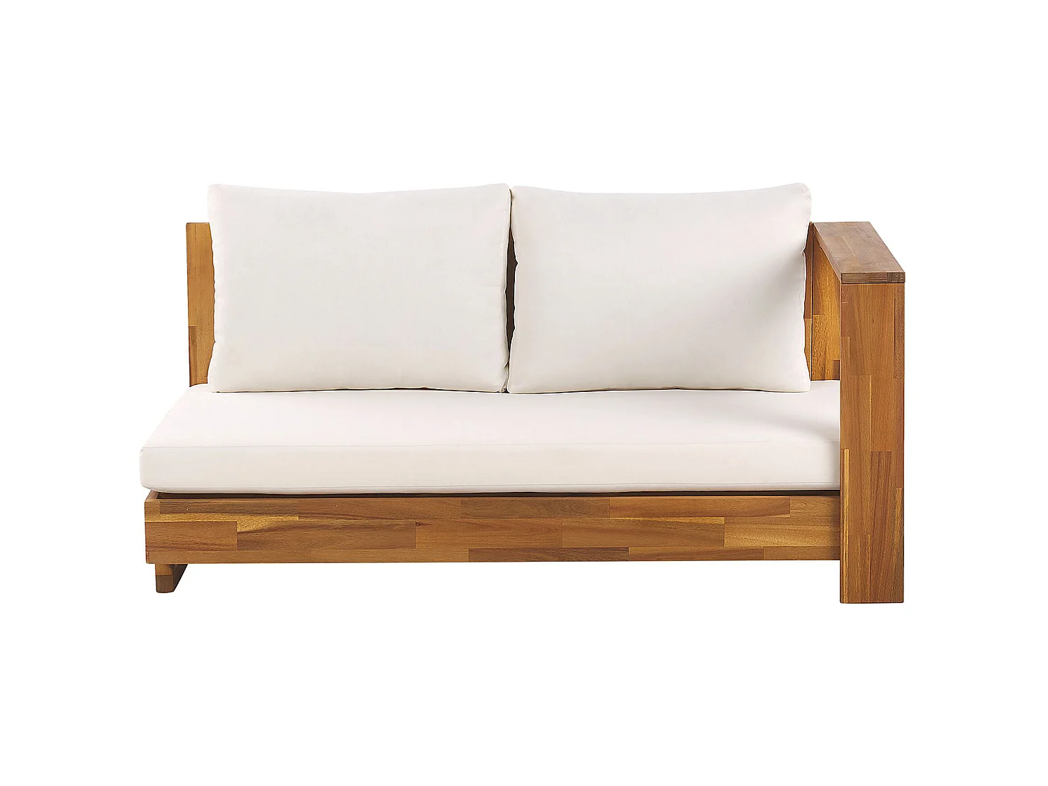 Narożnik ogrodowy dla 5 osób MARETTIMO Lewostronny Certyfikowane drewno akacjowe Brązowy