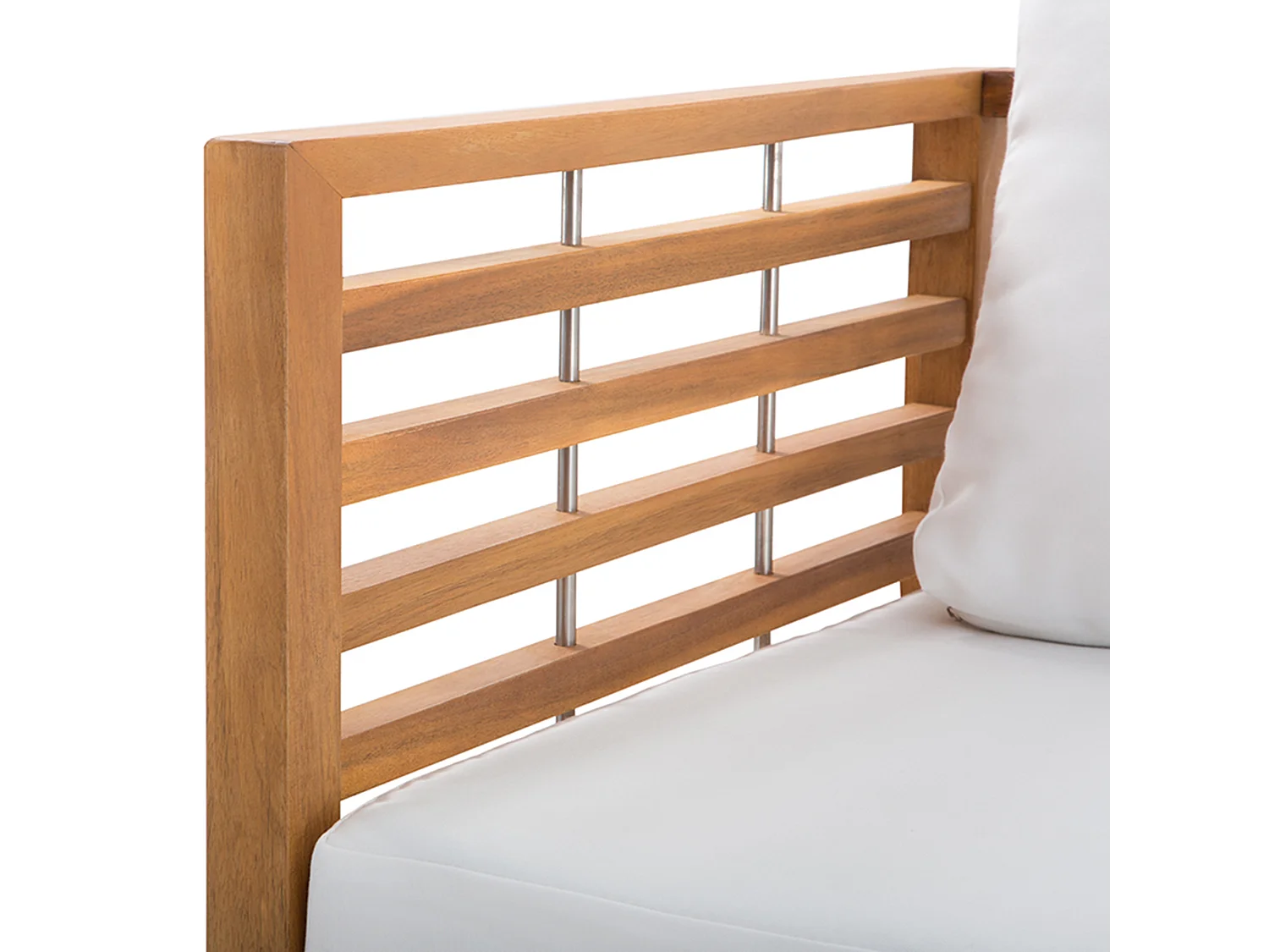 Zestaw ogrodowy ze stolikiem dla 4 osób BERMUDA Drewno akacjowe Brązowy