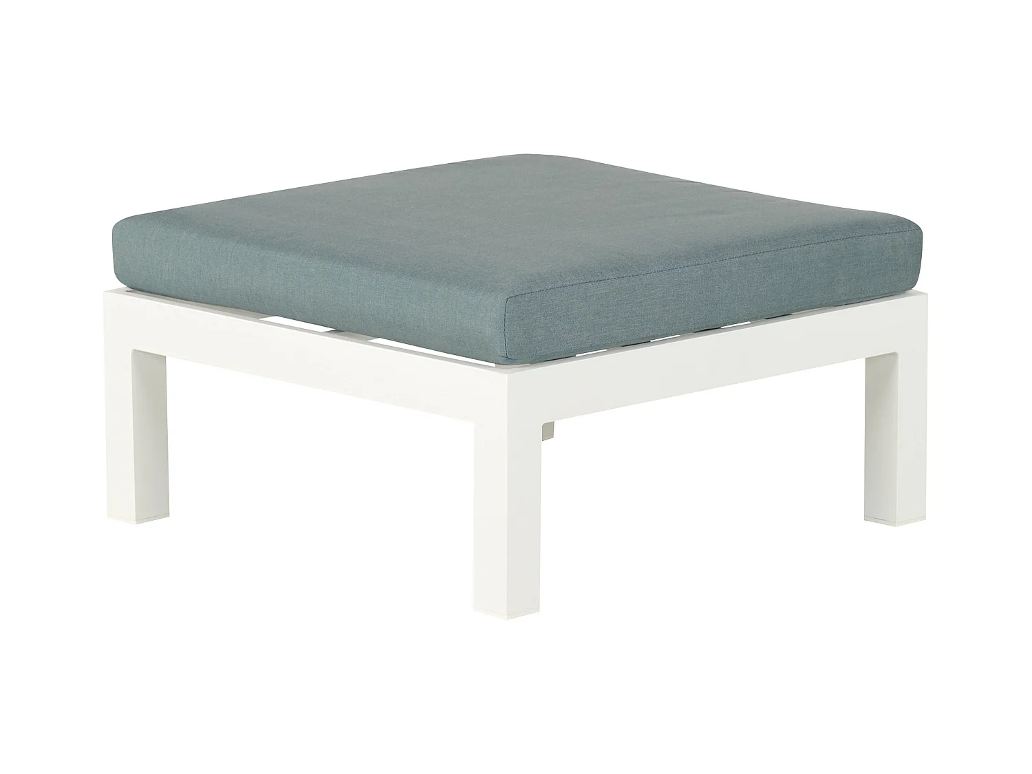 Ensemble de canapés d'angle de jardin 5 places MESSINA Côté droite Métal Vert