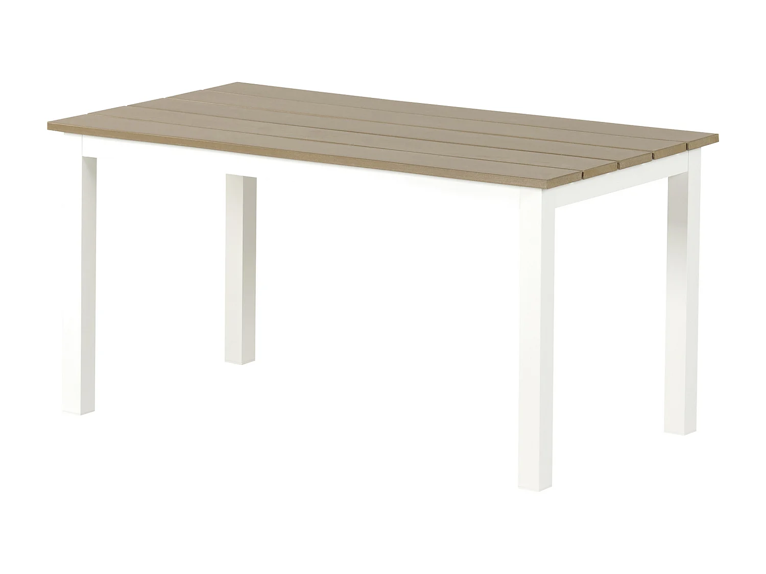 Tuin hoekloungeset met tafel 5-zitter MESSINA Linkerzijde Metaal Groen