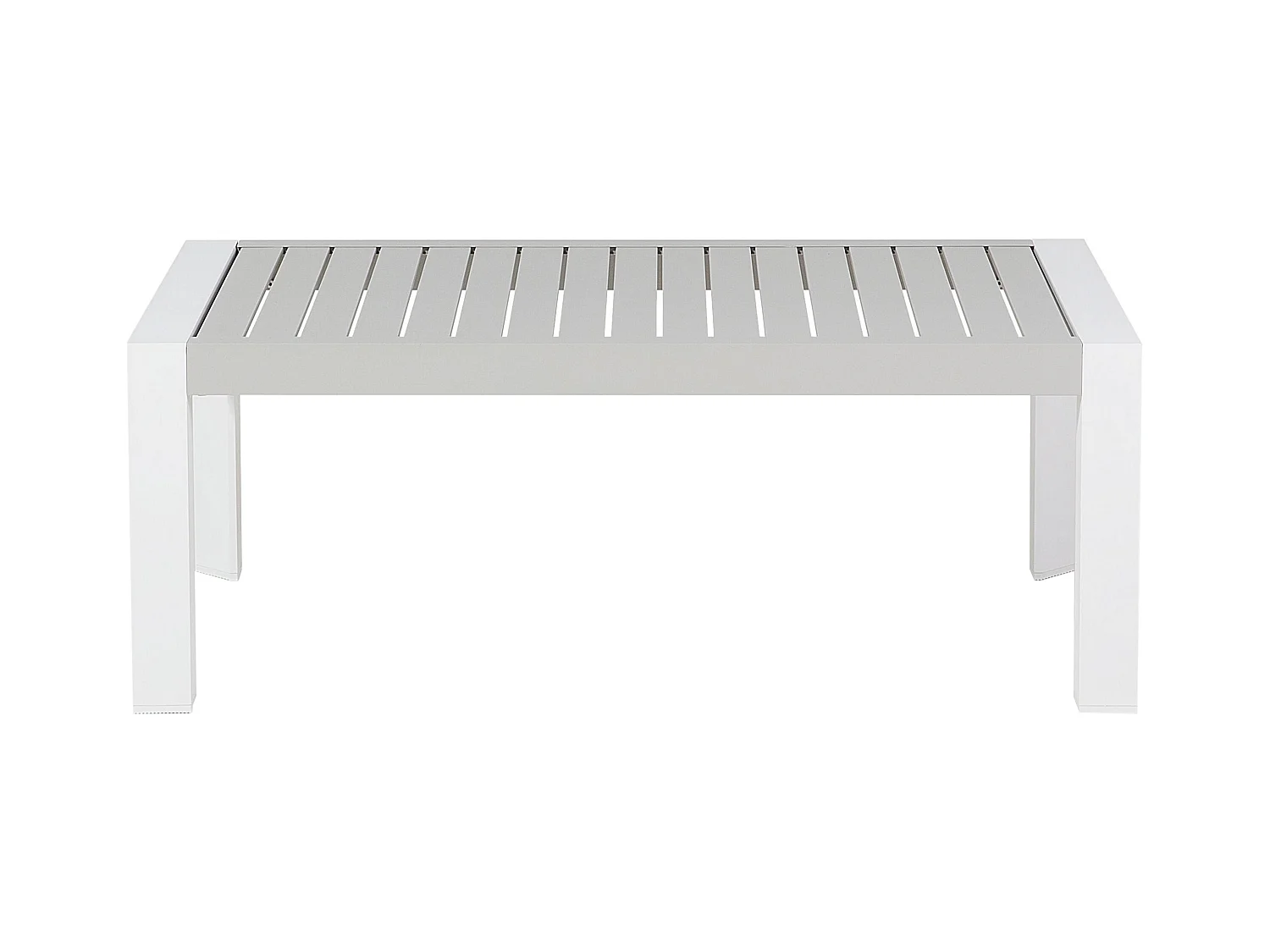 Narożnik ogrodowy ze stolikiem dla 6 osób CASTELLA Lewostronny Metal Szary