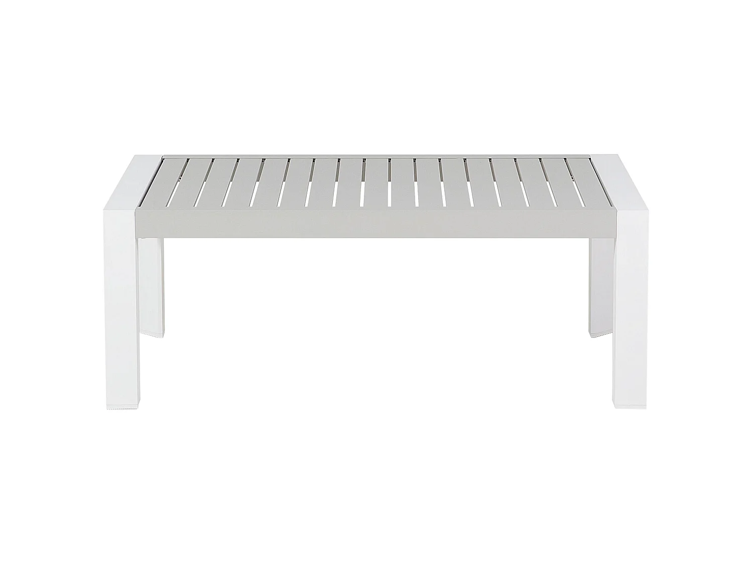 Conjunto de sofás de jardim de canto 6 lugares CASTELLA à esquerda Metal Cinzento