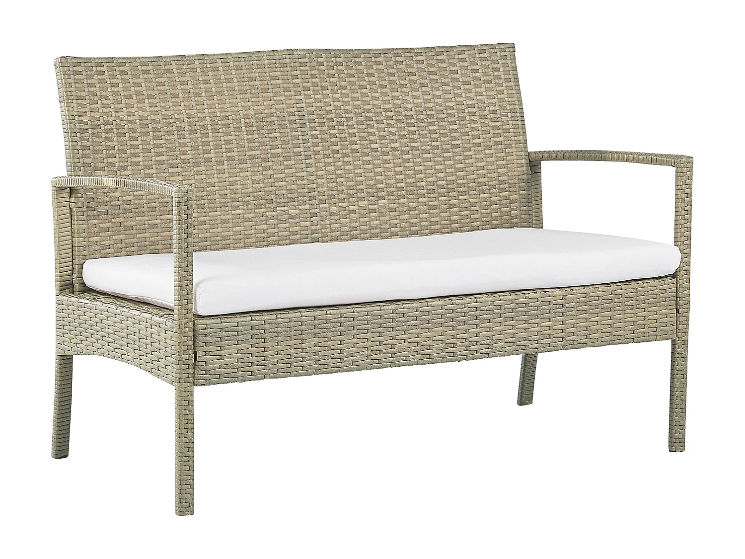 Set da giardino in rattan color naturale MARSALA