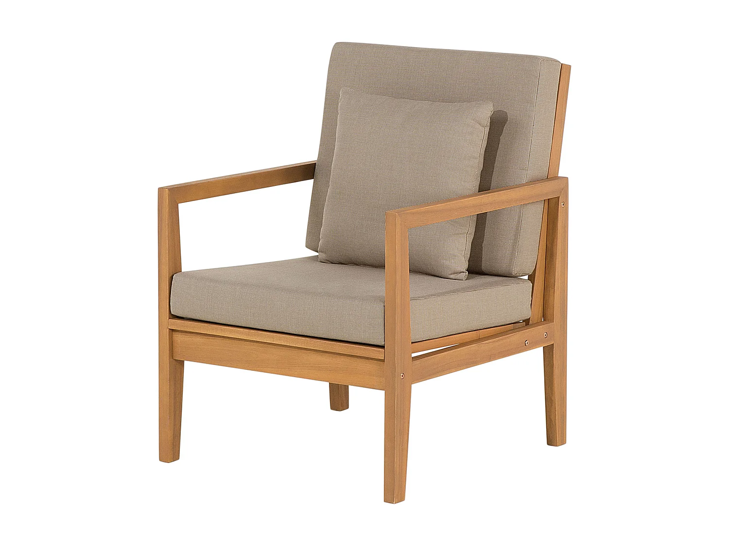 Loungeset met tafel 7-zitter PATAJA Acaciahout Lichtbruin