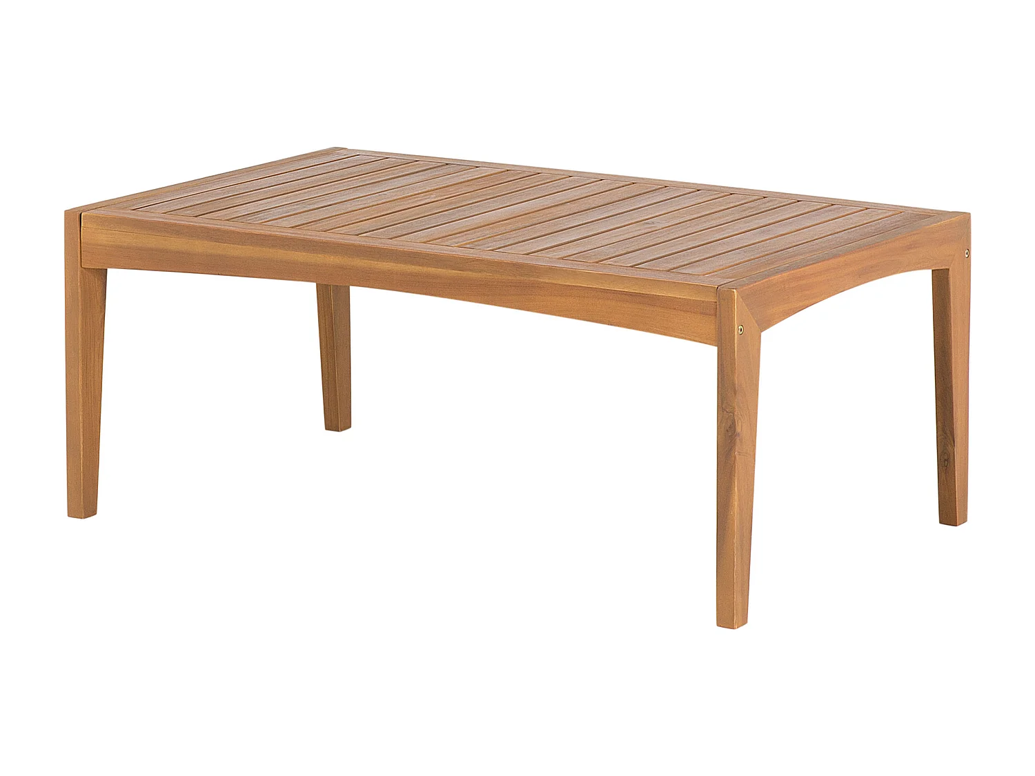 Ensemble de salon de jardin avec table 7 places PATAJA Acacia Marron clair